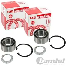 2x FAG RADLAGERSATZ HINTERACHSE passend für BMW 3er E30 + CABRIO Top-Seller