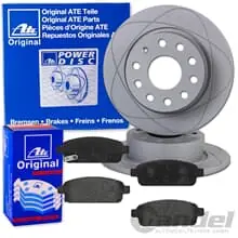 ATE PowerDisc BREMSSCHEIBEN 292mm + BELÄGE HINTEN für OPEL ASTRA J + CASCADA Markenware