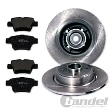 Neu Im Sortiment BREMSSCHEIBEN 260mm+BELÄGE HINTEN passend für RENAULT MEGANE 3 Schrägheck+Coupe