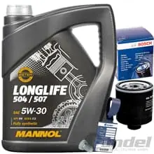 Direktkauf BOSCH ÖLFILTER 0451103318+MANNOL 5W30 für VW POLO GOLF 5 6 SKODA OCTAVIA FABIA