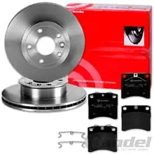 brembo BREMSSCHEIBEN + BELÄGE VORNE für VW T4 TRANSPORTER MULTIVAN BUS KASTEN Preisknaller
