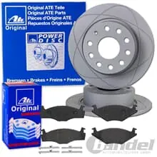 Top-Seller ATE PowerDisc BREMSSCHEIBEN 239mm + BELÄGE VORNE für VW GOLF 1 2 3 JETTA 2 VENTO