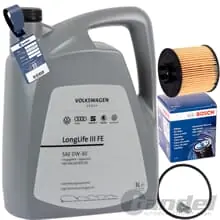 BOSCH ÖLFILTER 1457429301+ORIGINAL 0W30 für AUDI A3 VW GOLF 5 PASSAT 3C TOURAN Neue Kollektion