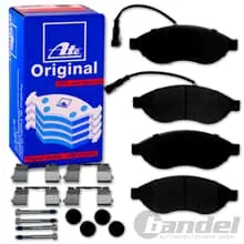 ATE BREMSBELÄGE VORNE passend für CITROEN JUMPER + FIAT DUCATO + PEUGEOT BOXER Neu