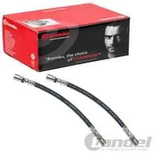 Knallerangebot 2x BREMBO BREMSSCHLAUCH HINTEN RECHTS+LINKS FÜR OPEL COMBO (71) OMEGA A+B