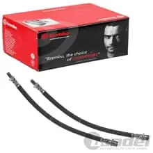 Preiswert 2x BREMBO BREMSSCHLAUCH HINTEN RECHTS+LINKS FÜR MERCEDES E-C-KLASSE W202 W210