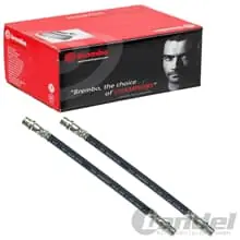 Neue Kollektion 2x BREMBO BREMSSCHLAUCH HINTEN RECHTS+LINKS FÜR AUDI 80 (8C2) A4 (8D2) VW PASSAT
