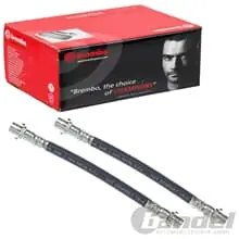Finale Aktion 2x BREMBO BREMSSCHLAUCH HINTEN RECHTS+LINKS passend für AUDI A4 (8D2) 80 (8C2)