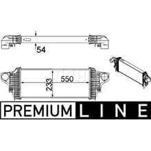 MAHLE Ladeluftkühler CI 238 000P Neuheit