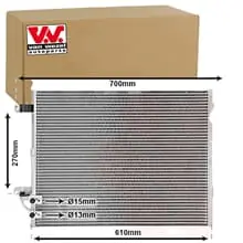 VAN WEZEL Kondensator, Klimaanlage 58005323 Garantierte Lieferung