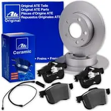 Markenware ATE BREMSSCHEIBEN 296mm + CERAMIC BELÄGE HINTEN passend für BMW 1er E81 E87