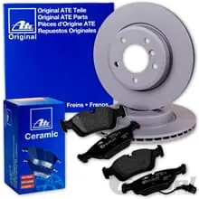 ATE BREMSSCHEIBEN 320mm + CERAMIC BELÄGE VORNE für AUDI A4 8E B6 B7 SEAT EXEO 3R Geprüft