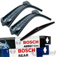 Markenware BOSCH AEROTWIN SCHEIBENWISCHER VORNE HINTEN für TOYOTA YARIS MITSUBISHI COLT 6