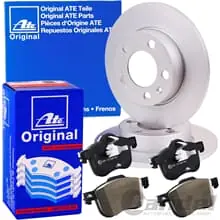 ATE BREMSSCHEIBEN 264mm + BELÄGE HINTEN für OPEL MERIVA A + COMBO Kasten Tour Highlight