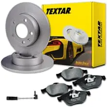Abverkauf TEXTAR BREMSSCHEIBEN 300mm + BELÄGE HINTEN passend für MERCEDES S-KLASSE W220