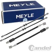 Highlight 4x MEYLE BREMSSCHLAUCH BREMSSCHLÄUCHE VORNE + HINTEN passend für OPEL CORSA C