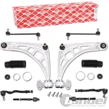 Angebot FEBI QUERLENKER+HYDROLAGER+SPURSTANGEN VORNE passend für BMW 3er E46 Z4 E85