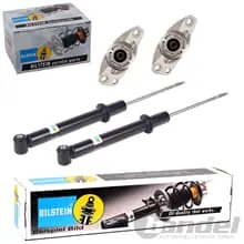 2x BILSTEIN B4 STOßDÄMPFER + DOMLAGER HINTEN für VW GOLF 5 AUDI A3 8P1 LEON 1P Preisknaller