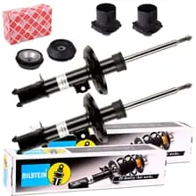 2x BILSTEIN B4 STOSSDÄMPFER + FEBI DOMLAGER VORNE passend für OPEL CORSA C Solange Der Vorrat Reicht