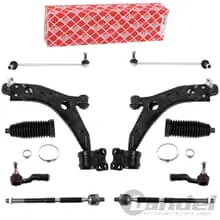 2x FEBI QUERLENKER SPURSTANGE KOPPELSTANGE VORDERACHSE passend für FORD FOCUS 2 Online Kaufen