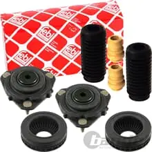 2x FEBI DOMLAGER+PROTECTION KIT VORDERACHSE passend für FORD FIESTA 5 MAZDA 2 DY Top-Angebot