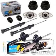 Sichere Zahlung 4x BILSTEIN B4 STOSDDÄMPFER + DOMLAGER VORNE + HINTEN für AUDI A1 8X