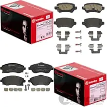 Beliebt BREMBO BREMSBELÄGE VORNE+HINTEN passend für OPEL COMBO CORSA C MERIVA A ZAFIRA B