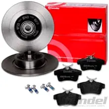 Letzte Chance brembo BREMSSCHEIBEN 268mm + BELÄGE HINTEN passend für PEUGEOT 3008 + 5008