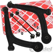 2x FEBI QUERLENKER + KOPPELSTANGEN VORNE passend für FIAT / ABARTH 500 + FORD KA Saisonangebot