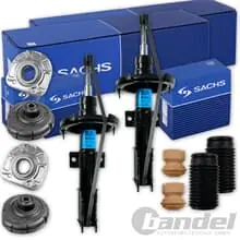 2x SACHS STOSSDÄMPFER + DOMLAGER + PROTECTION KIT VORNE passend für VOLVO XC90 Preiswert