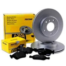 TEXTAR BREMSSCHEIBEN 288mm + BELÄGE HINTEN passend für JAGUAR S-TYPE + XJ Finale Aktion