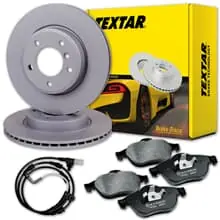 TEXTAR BREMSSCHEIBEN 317mm + BELÄGE VORNE passend für LAND ROVER DISCOVERY 3 4 Direktkauf