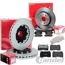 brembo BREMSSCHEIBEN + BELÄGE VORNE + HINTEN für OPEL INSIGNIA OPC 2.8 V6 TURBO Markenprodukt