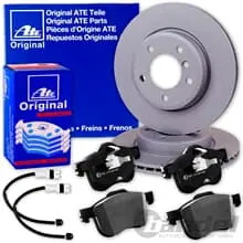ATE BREMSSCHEIBEN 299mm + BELÄGE HINTEN passend für PORSCHE 911 964 3.6 Carrera Finale Aktion