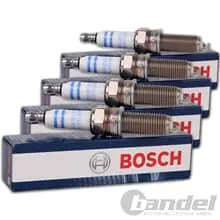 Preisreduziert 4x BOSCH ZÜNDKERZE Super plus FR7HC+ für VW POLO 9N,6R LUPO GOLF V FABIA IBIZA 4