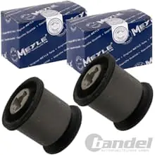 2x MEYLE HINTERACHSLAGER SILENTLAGER QUERLENKER-LAGERBUCHSE HINTEN für VW T5 T6 Wochenendangebot