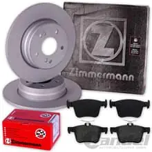 Zimmermann BREMSSCHEIBEN 265mm + BELÄGE HINTEN passend für FORD FOCUS II + C-MAX Günstig