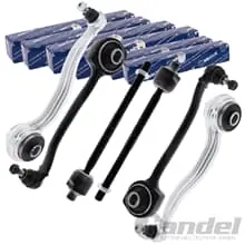 Sichere Zahlung 2x MEYLE QUERLENKER+AXIALE SPURSTANGE VORNE für MERCEDES C-KLASSE W203 CL203 SLK