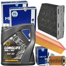 Ausverkauf MEYLE FILTERSET MANNOL 5W30 FÜR AUDI A3 8P VW GOLF 6 TIGUAN 5N TOURAN 1T1 CADDY