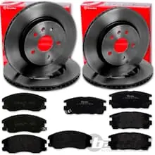 Sale brembo BREMSSCHEIBEN + BELÄGE VORNE + HINTEN für OPEL ANTARA + CHEVROLET CAPTIVA
