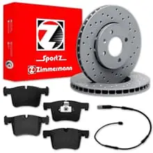 Preiswert Zimmermann SPORT BREMSSCHEIBEN + BELÄGE VORNE passend für BMW 3er 4er F30 - F36