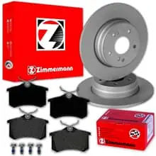 Neue Kollektion Zimmermann BREMSSCHEIBEN 255mm + BELÄGE HINTEN für AUDI A6 4B C5 Limo + Avant