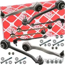 FEBI QUERLENKERSATZ + STABIS + SPURSTANGEN VORNE für MERCEDES C-KLASSE W203 S203 Neue Kollektion