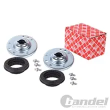 Echt 2x FEBI FEDERBEINLAGER VORDERACHSE passend für OPEL SIGNUM VECTRA C + SAAB 9-3