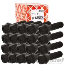 20 FEBI RADSCHRAUBE KEGELBUND 6-KANT ALUFELGE passend für BMW X3 E83 7er E65 E66 Must-Have