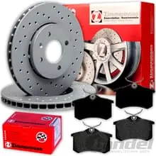 Bestseller ZIMMERMANN SPORT BREMSSCHEIBEN + BELÄGE HINTEN für VW GOLF 4 AUDI S3 TT LEON