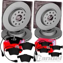 ZIMMERMANN BREMSSCHEIBEN + BELÄGE VORNE + HINTEN für VW TOUAREG 7L Bj. 2002-2010 Neue Ware
