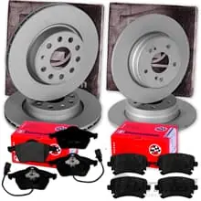 Heißes Angebot ZIMMERMANN BREMSSCHEIBEN + BELÄGE VORNE + HINTEN für AUDI A4 8E B7 + SEAT EXEO