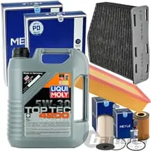 MEYLE FILTERSET+LIQUI 5W30 ÖL für VW TOURAN 1T1 2 TIGUAN 5N GOLF 6 AUDI A3 8P Saisonangebot