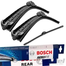 Preis Gesenkt BOSCH AEROFIT SCHEIBENWISCHER VORNE + HINTEN passend für SKODA ROOMSTER 5J